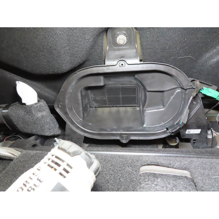 2024 Ford F-450 Rear cab speaker removed