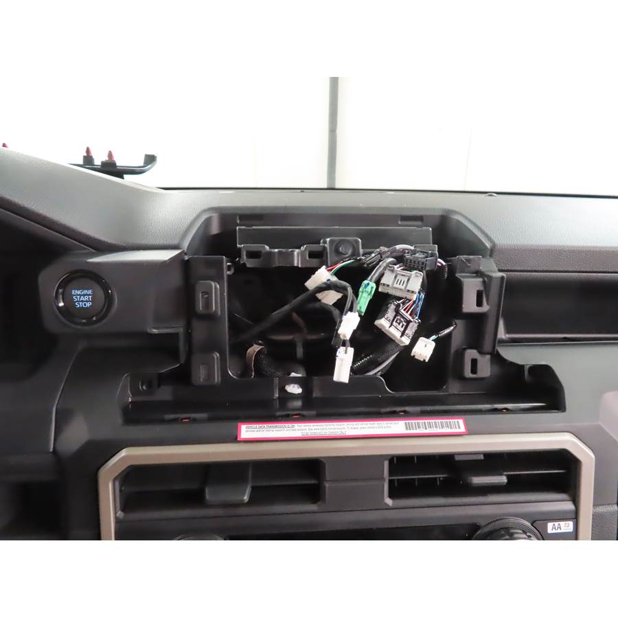 2024 Toyota Tacoma Factory radio removed
