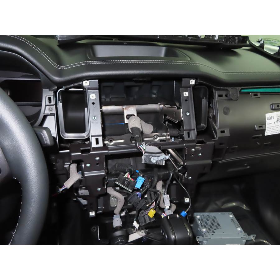 2024 Ford Ranger Factory radio removed