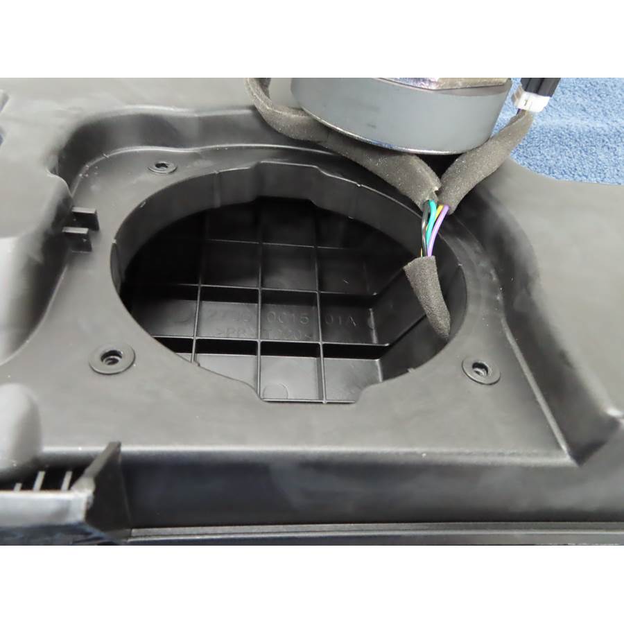 2025 Ford Ranger Rear cab speaker removed
