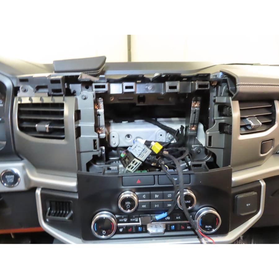 2022 Ford Expedition Factory radio removed