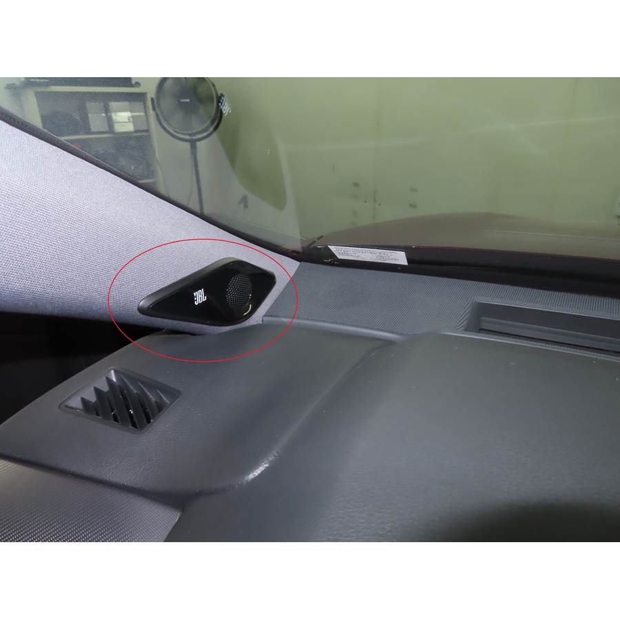 2021 Toyota Avalon Front pillar speaker location