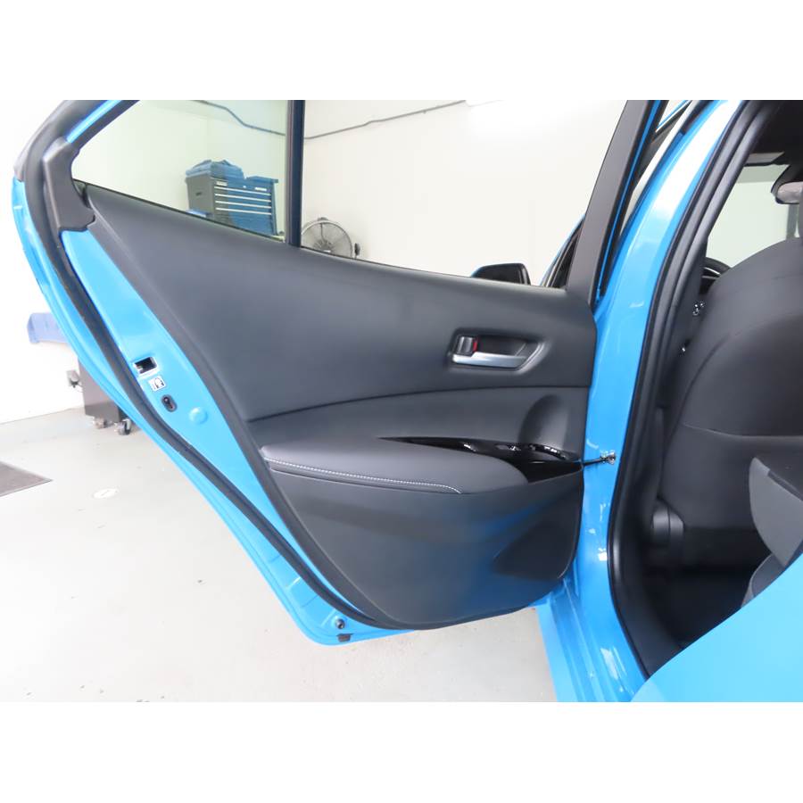 2019 Toyota Corolla Rear door speaker location