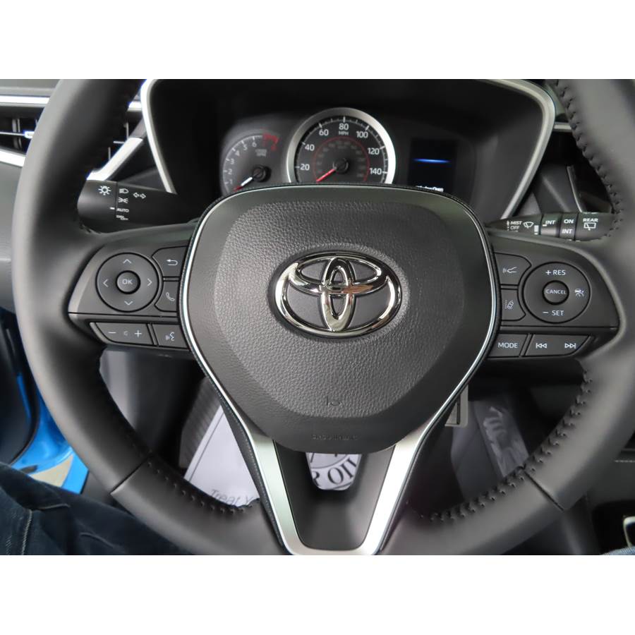 2023 Toyota Corolla Steering wheel audio controls