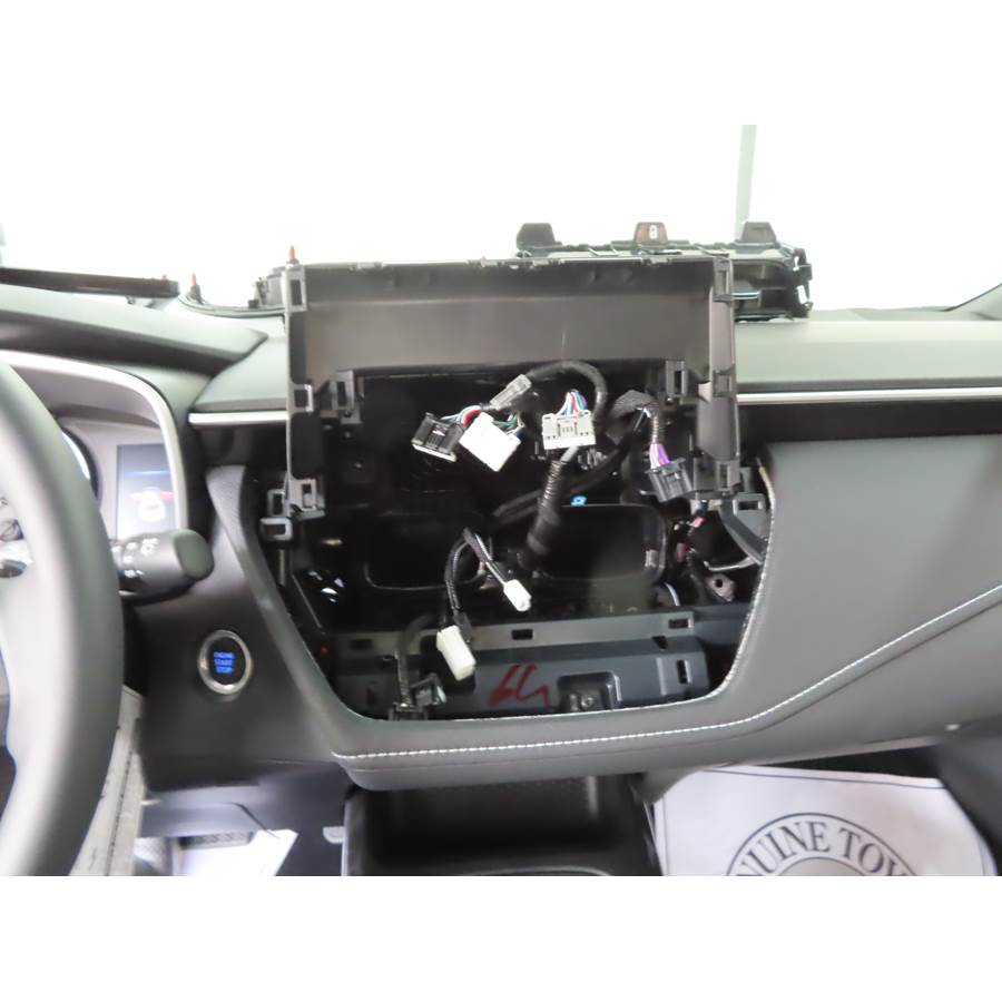 2024 Toyota GR Corolla Factory radio removed