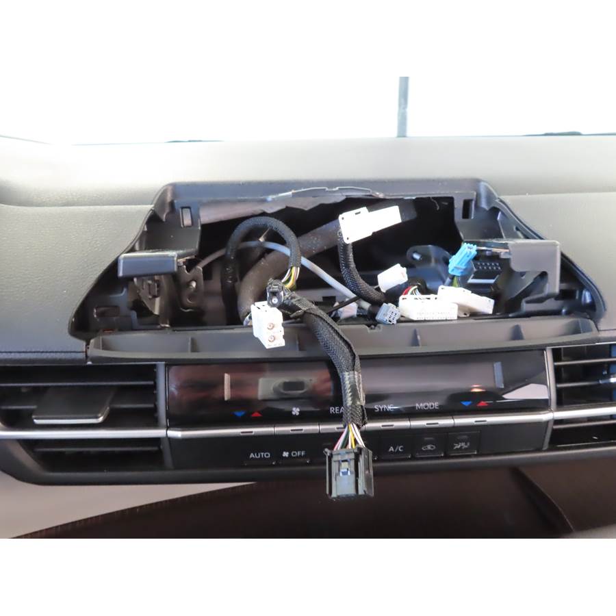 2021 Toyota Sienna Factory radio removed