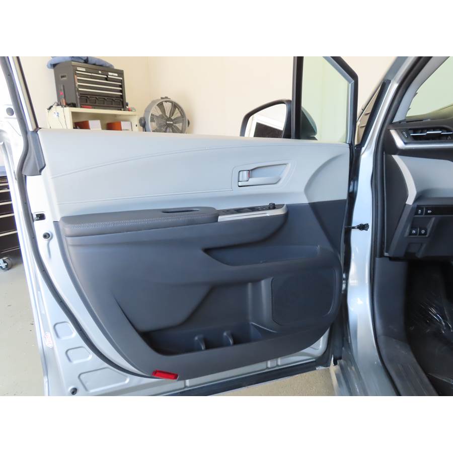 2021 Toyota Sienna Front door speaker location