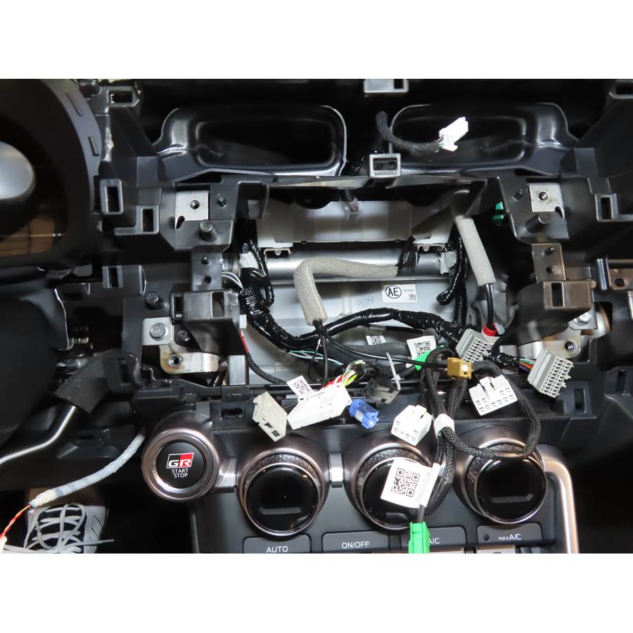 2022 Toyota GR86 Factory radio removed