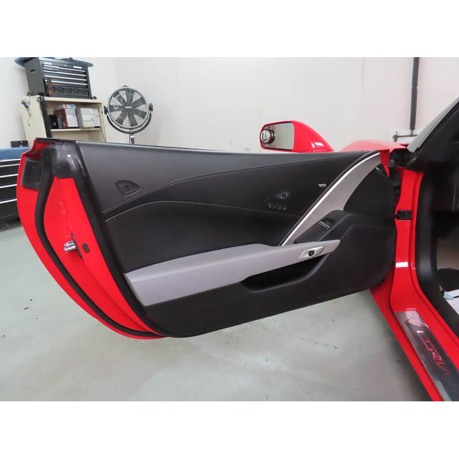 2015 Chevrolet Corvette Front door speaker location