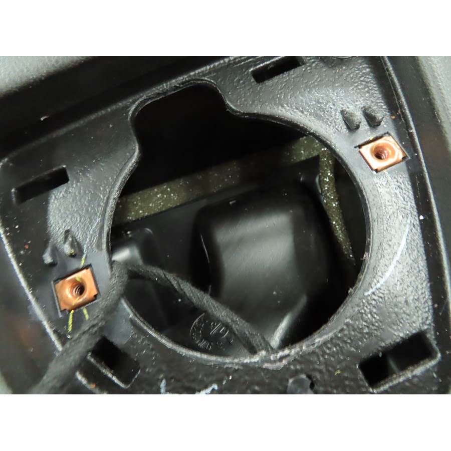 2017 Chevrolet Corvette Center dash speaker removed
