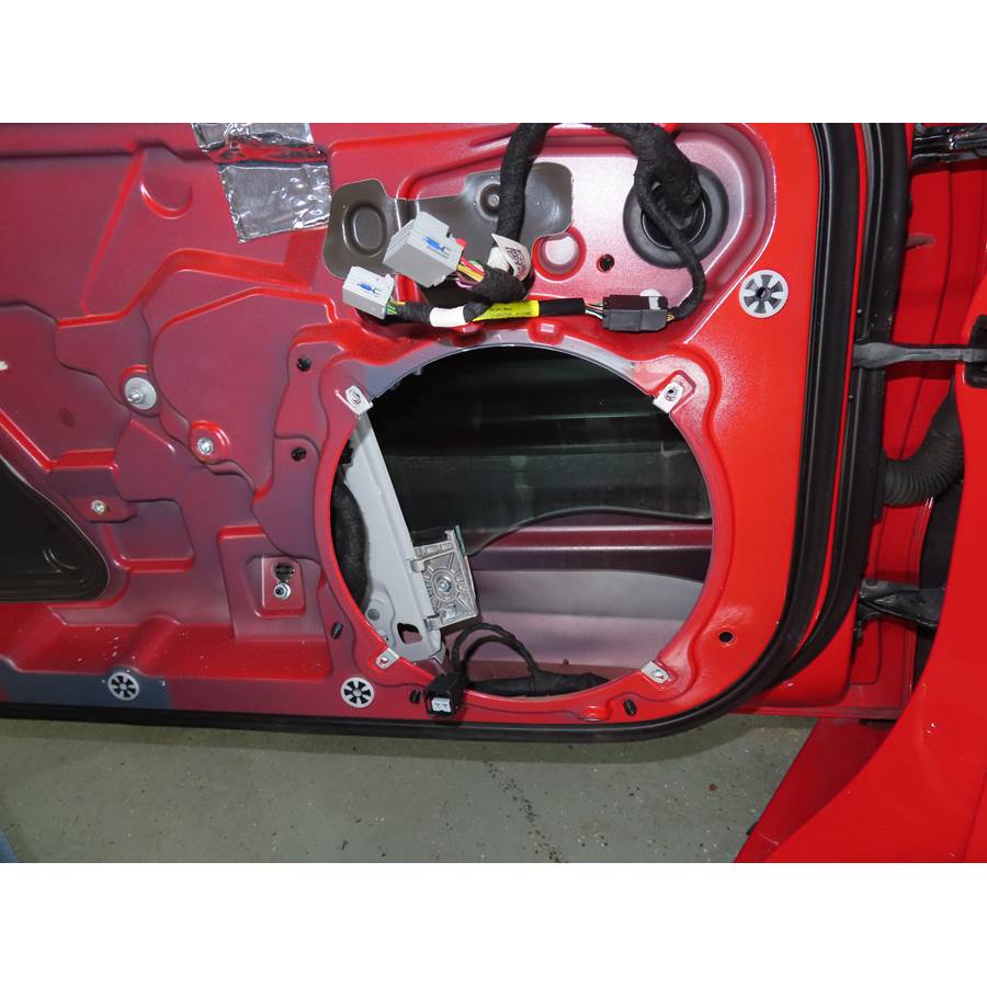 2016 Chevrolet Corvette Front door woofer removed