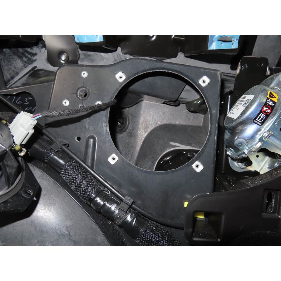 2017 Chevrolet Corvette Mid-rear speaker removed