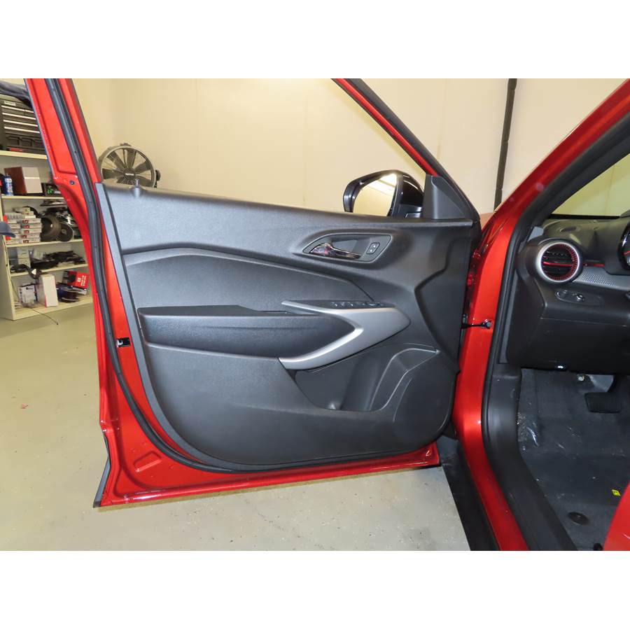 2024 Chevrolet Trax Front door speaker location