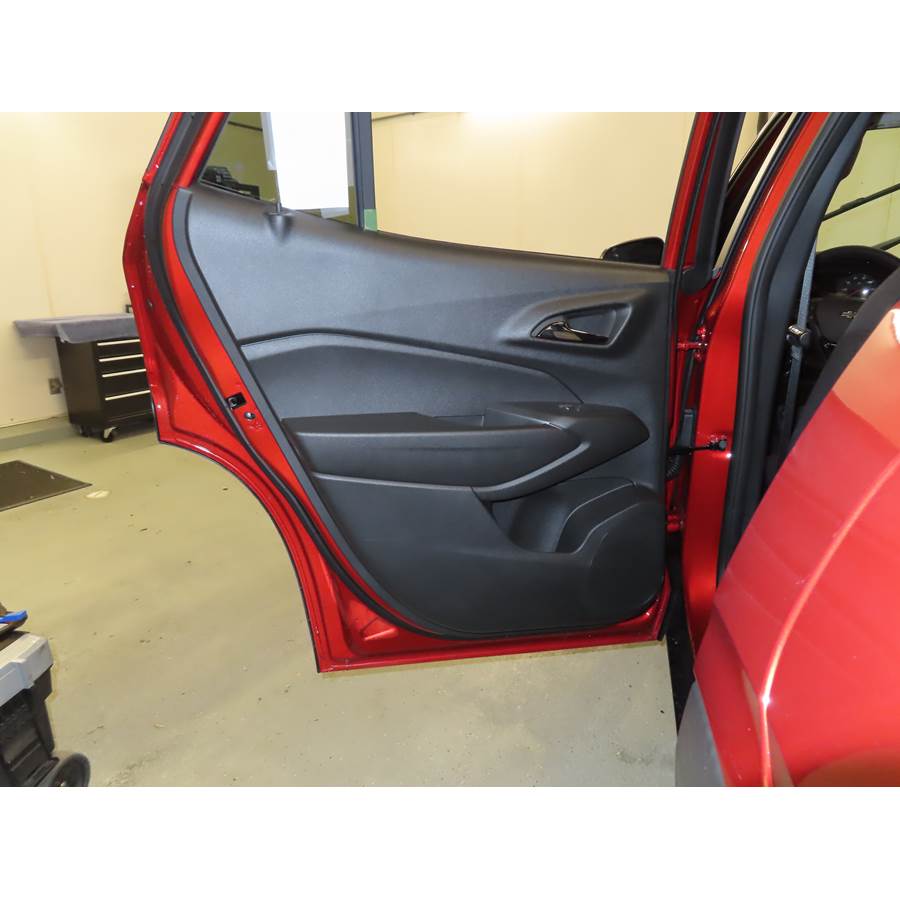 2024 Chevrolet Trax Rear door speaker location