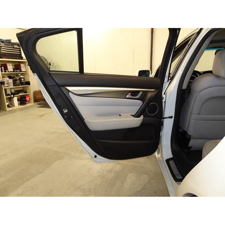 2011 Acura TL Rear door speaker location