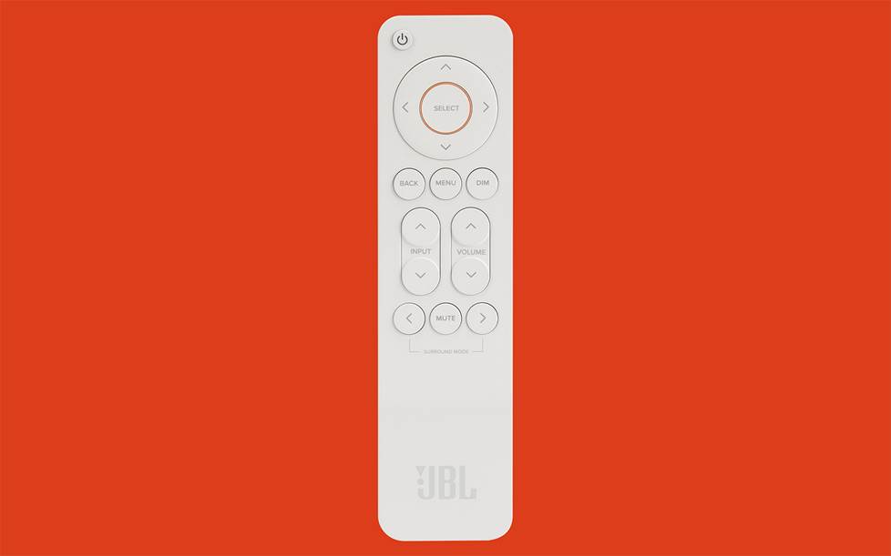 JBL MA receiver remote in latte.