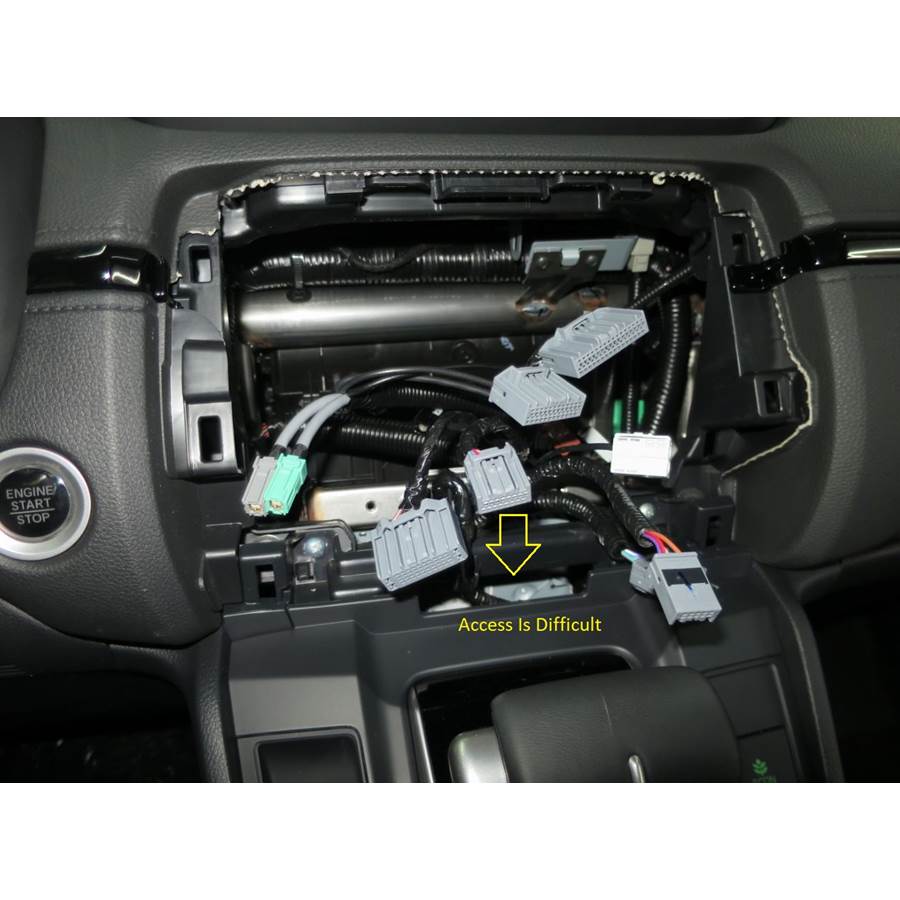 2021 Honda CRV Factory amplifier location