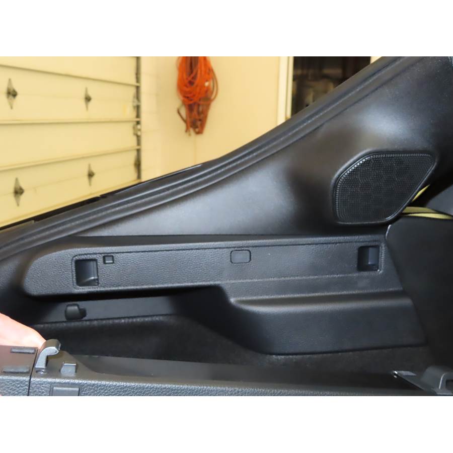 2023 Honda Civic Rear pillar speaker location