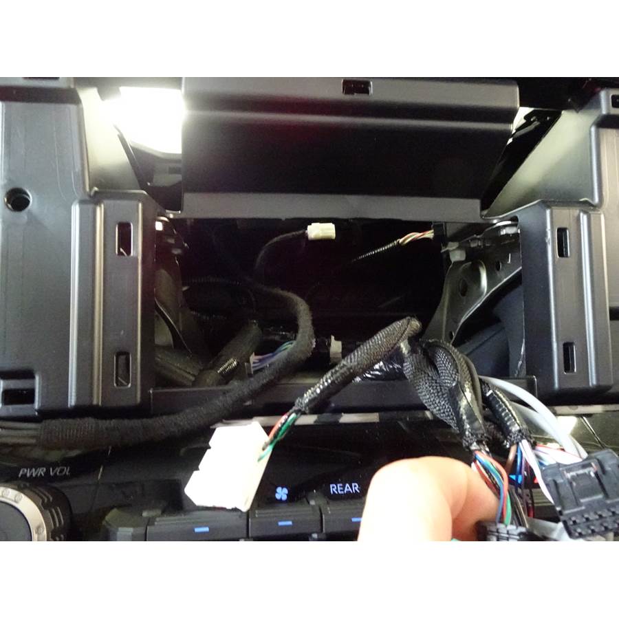 2025 Toyota Sequoia Factory radio removed