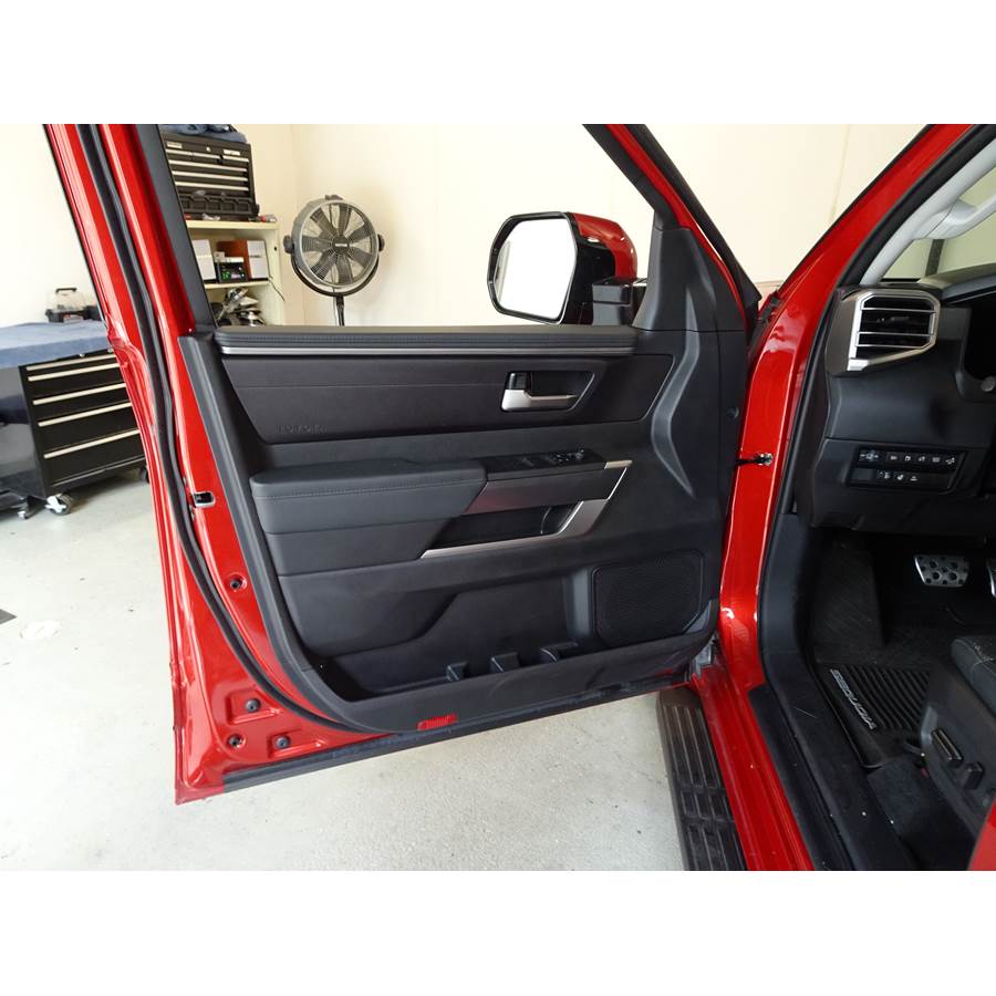 2023 Toyota Sequoia Front door speaker location