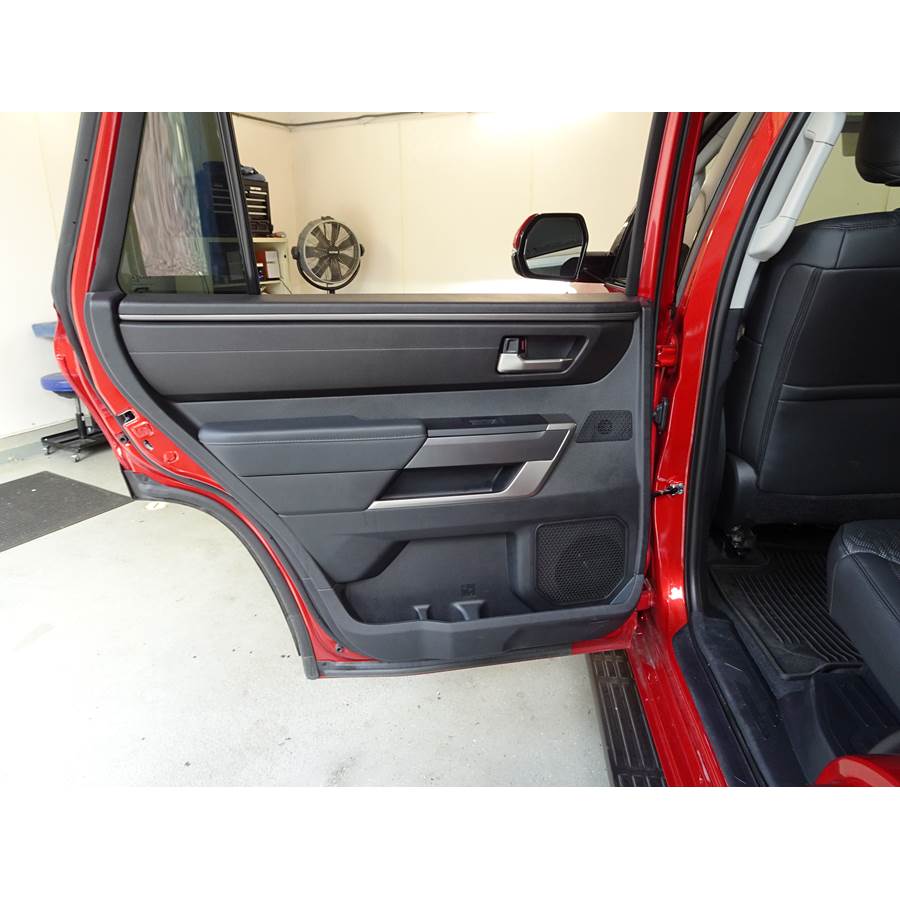2025 Toyota Sequoia Rear door speaker location