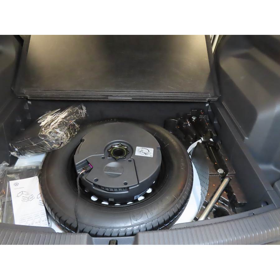 2023 Volkswagen Atlas Under cargo floor speaker location