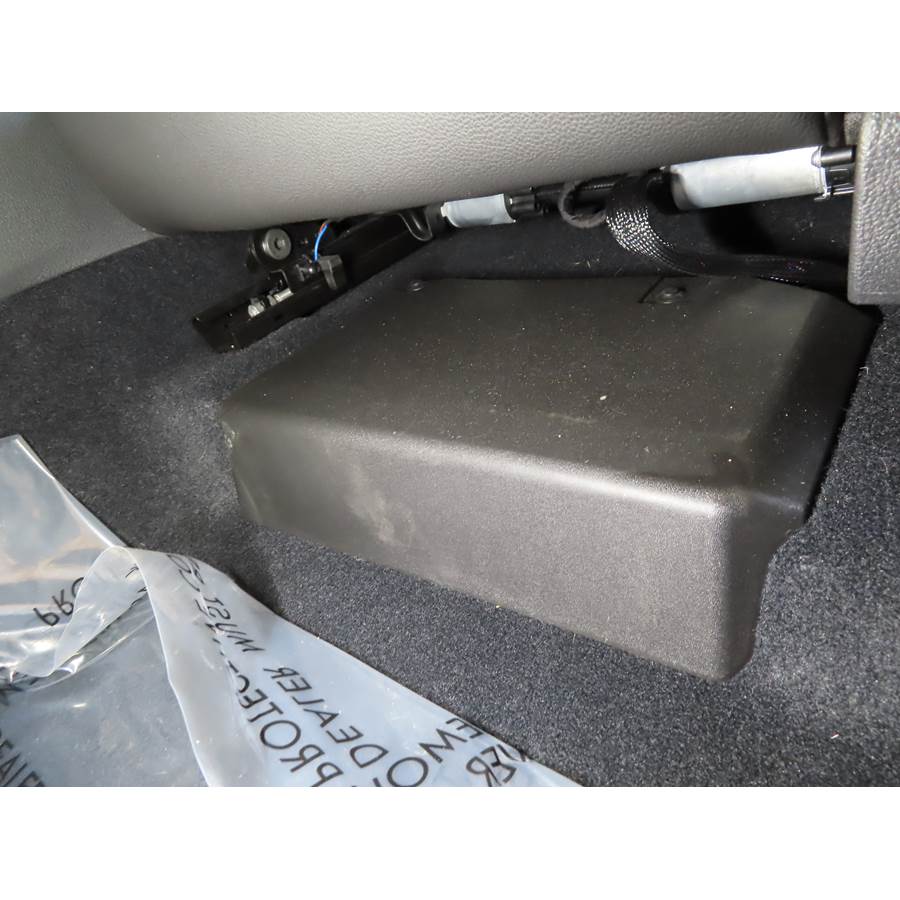 2017 Volkswagen Golf Alltrack Factory amplifier location