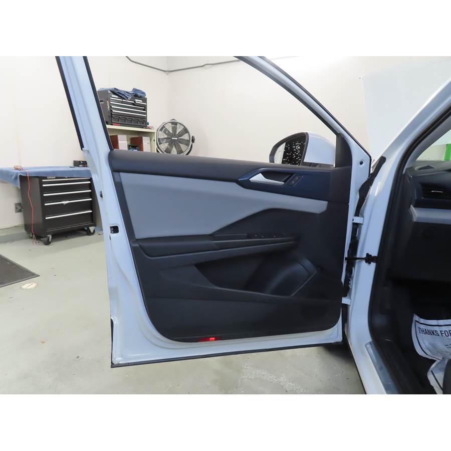 2023 Volkswagen Taos Front door speaker location