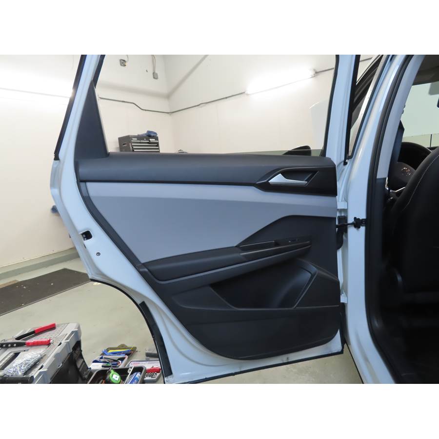 2024 Volkswagen Taos Rear door speaker location