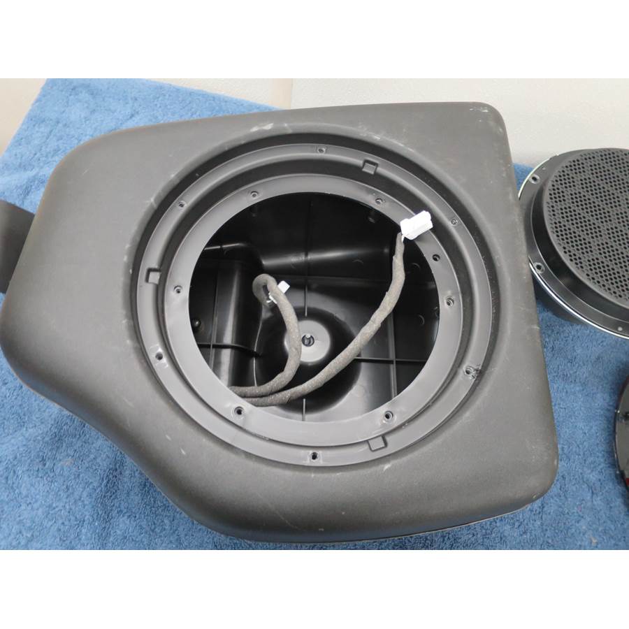 2013 Dodge Charger Trunk speaker removed
