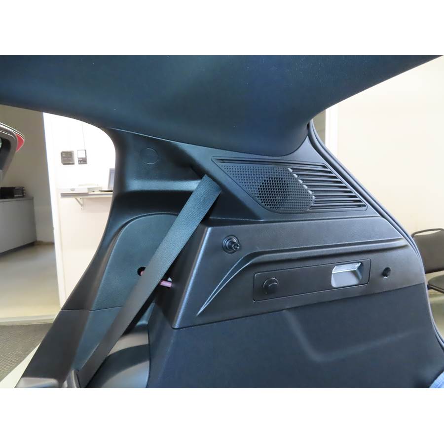 2024 Dodge Hornet Rear pillar speaker location