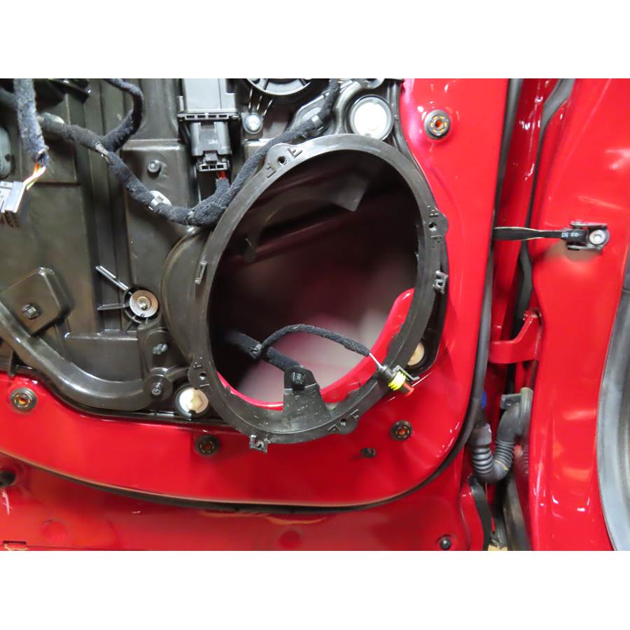 2025 Dodge Hornet Rear door woofer removed