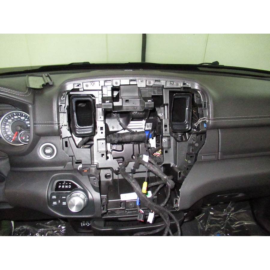 2019 Ram 3500 Factory radio removed