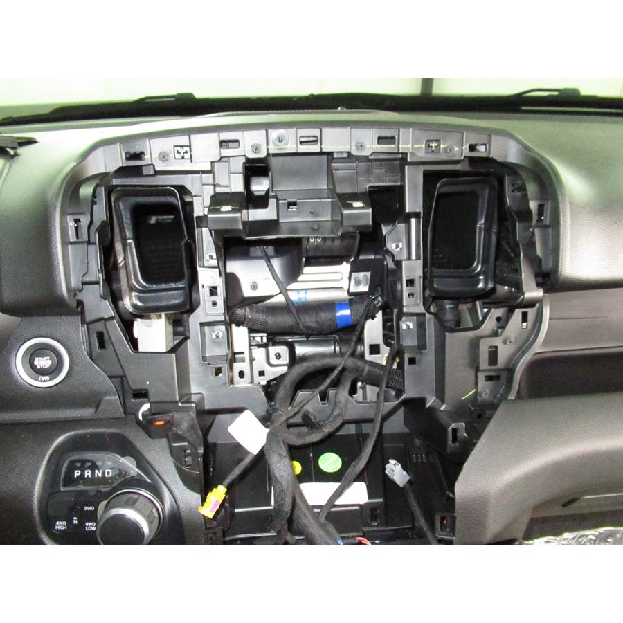 2022 Ram 3500 Factory radio removed