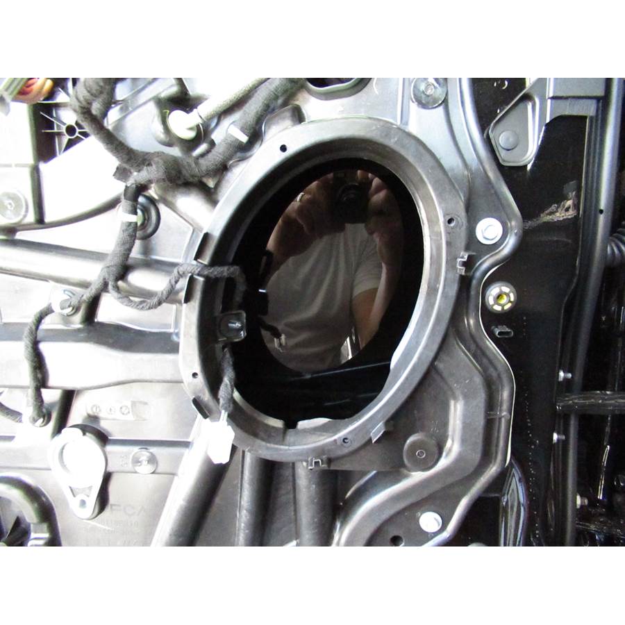 2020 Ram 1500 Rear door speaker removed