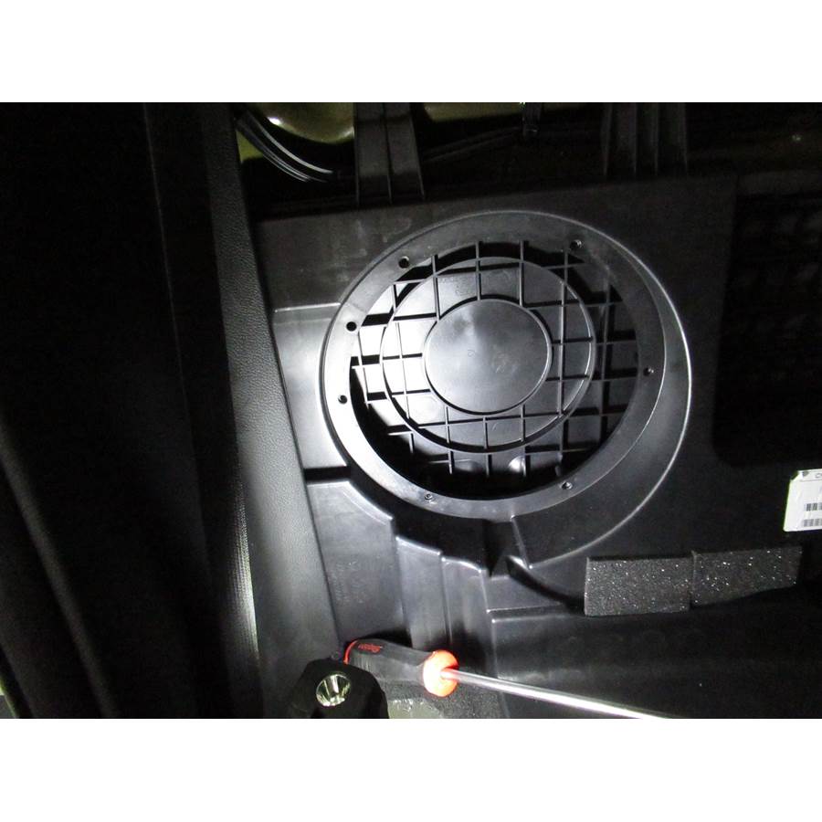 2021 Ram 3500 Rear cab speaker removed
