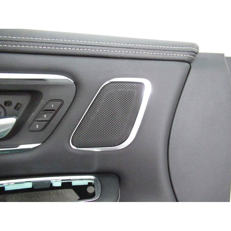 2020 Ram 3500 Front door tweeter location