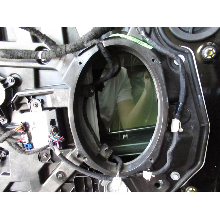 2021 Ram 2500 Front door woofer removed