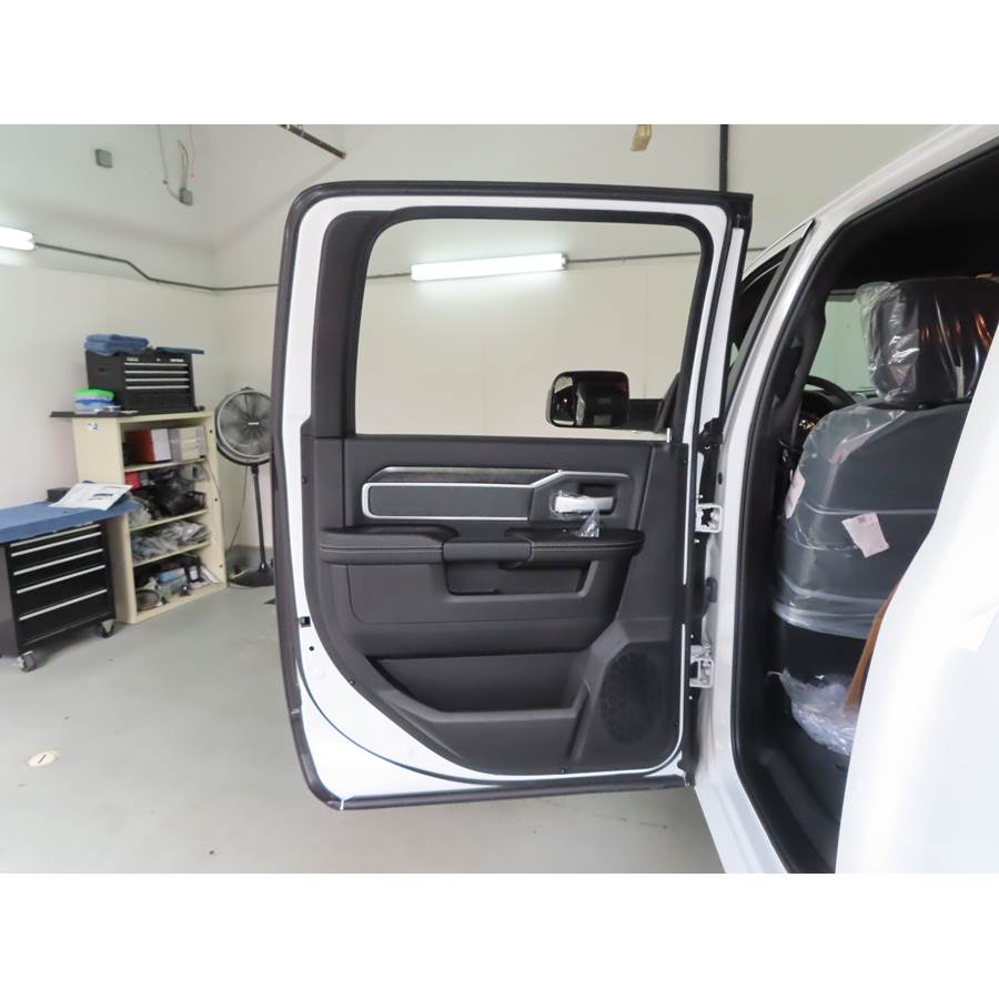 2020 Ram 2500 Rear door speaker location