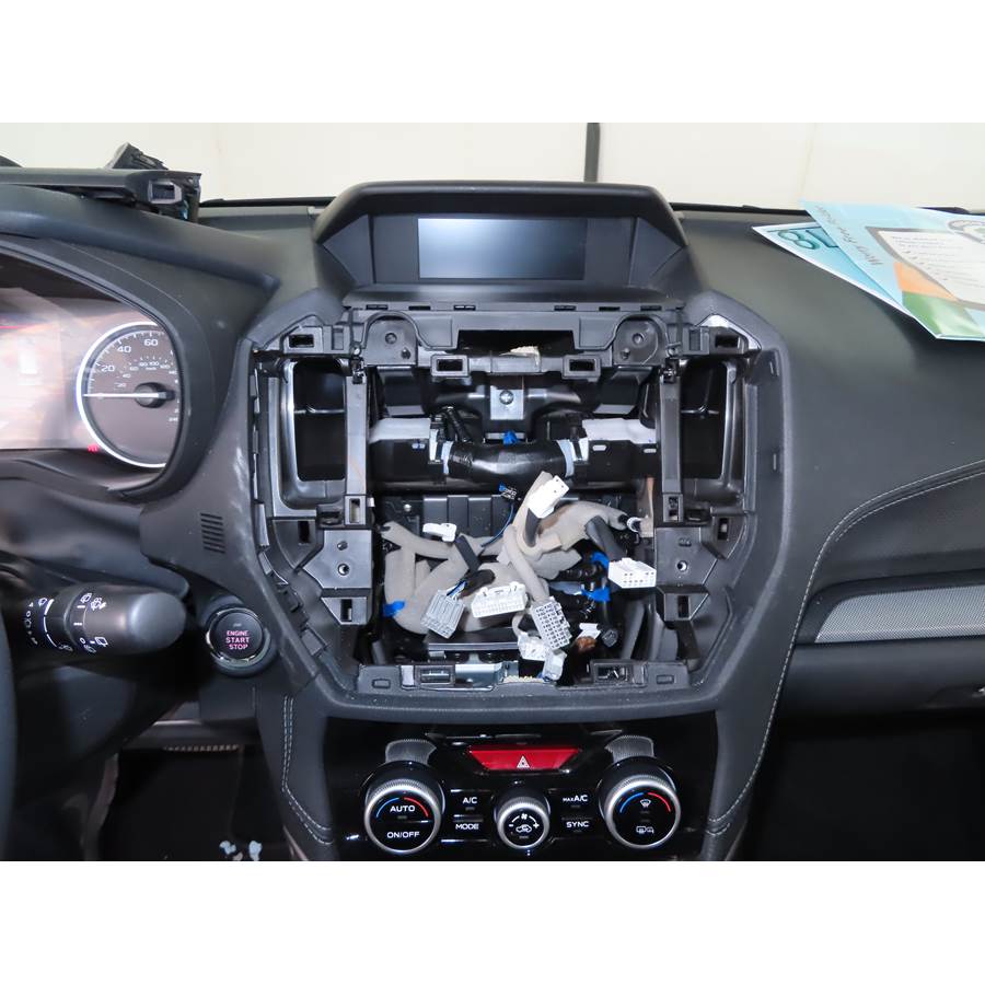 2019 Subaru Forester Factory radio removed
