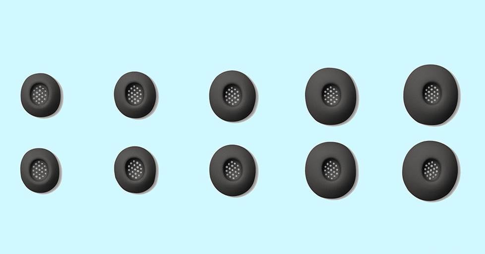 JBL Tour Pro 3 ear tips in 5 sizes