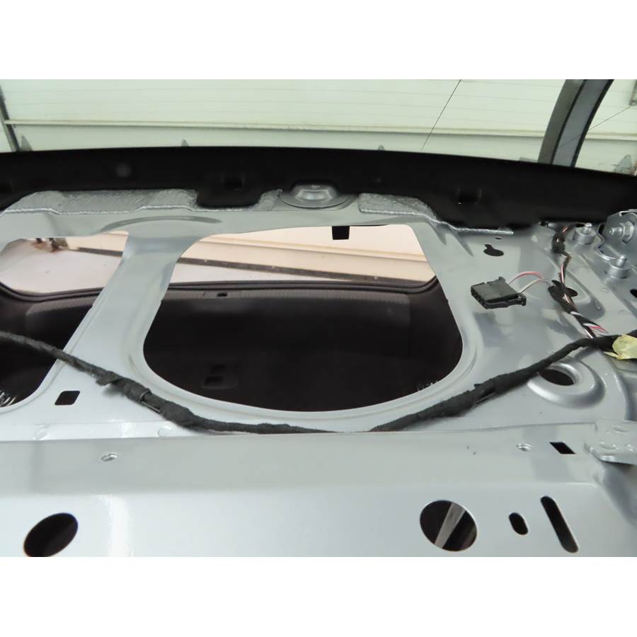 2021 Audi A4 Rear deck center speaker removed