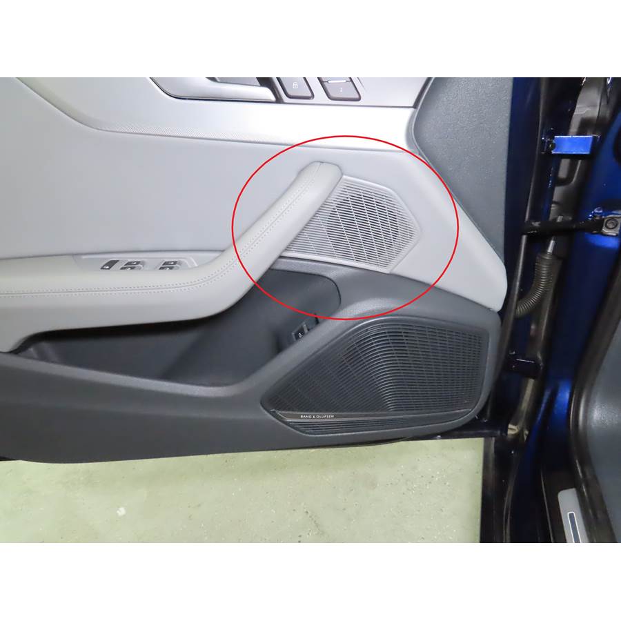2020 Audi A4 Front door midrange location