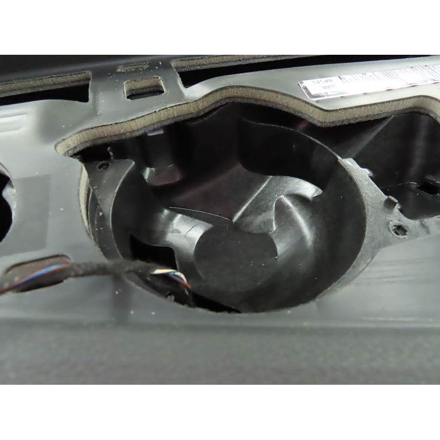 2018 Audi A5 Center dash speaker removed