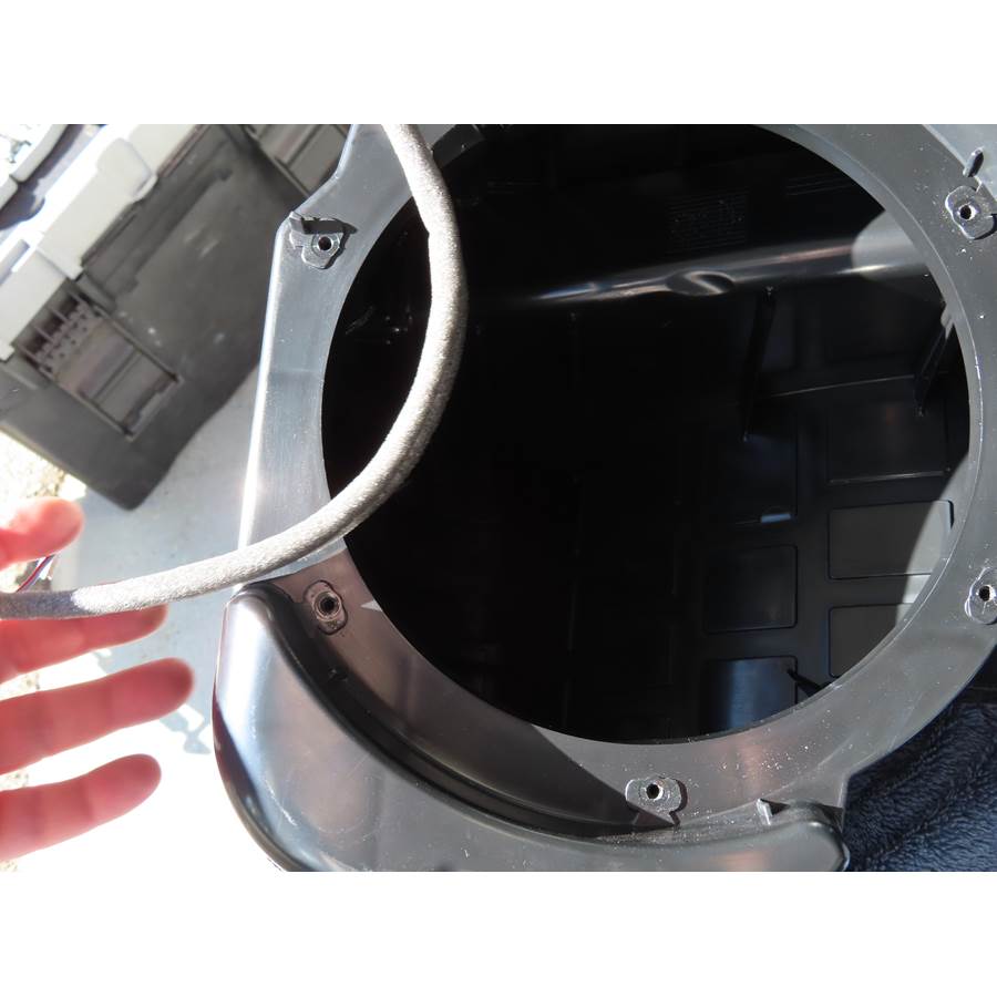 2013 Audi A7 Under cargo floor speaker removed
