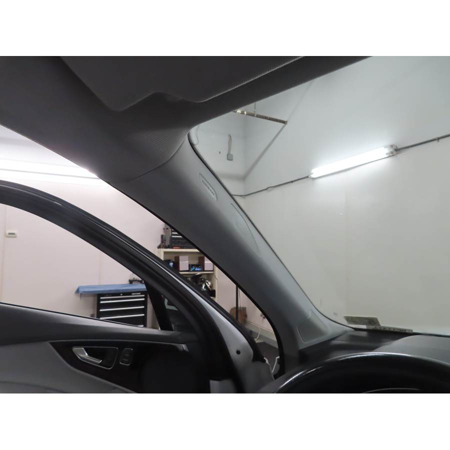 2019 Audi Q7 Front pillar speaker location
