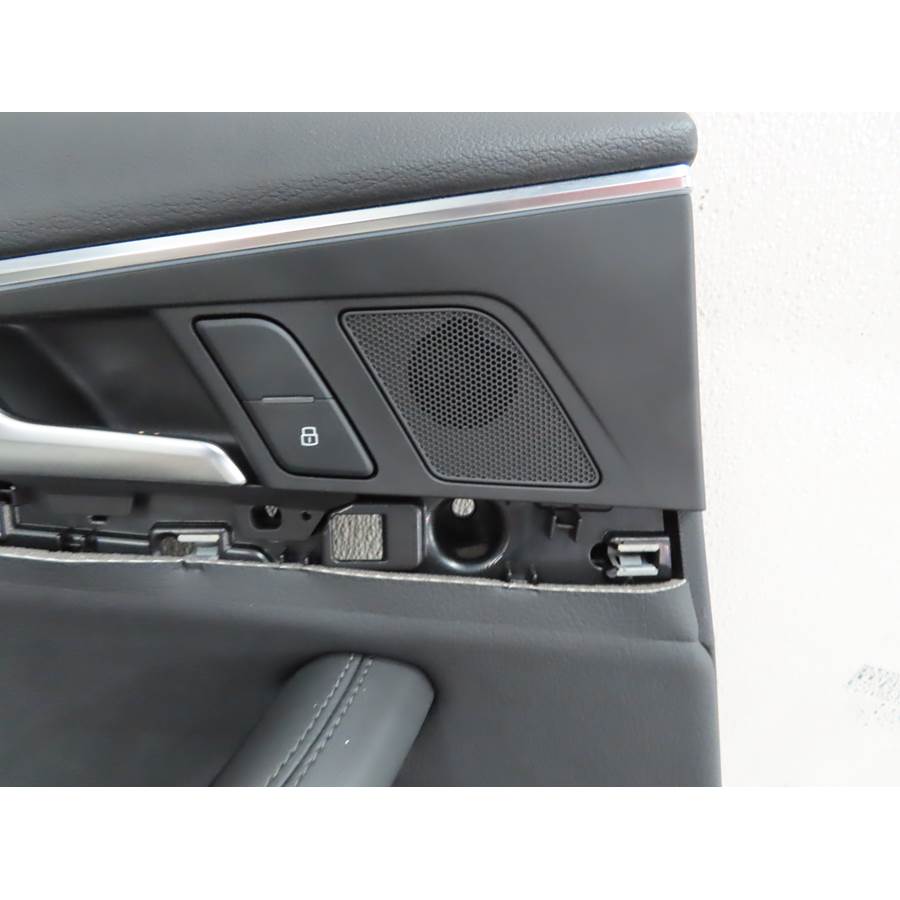 2021 Audi S5 Rear door tweeter location