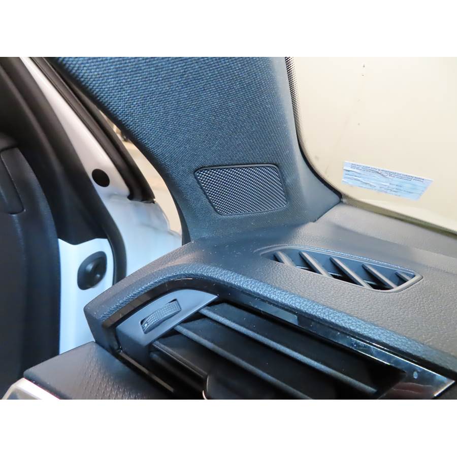 2020 Audi Q3 Front pillar speaker location