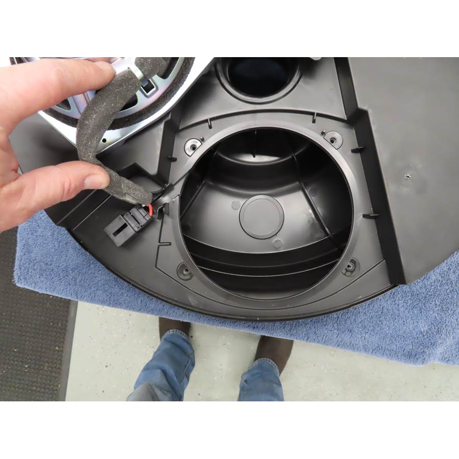 2021 Audi Q3 Under cargo floor speaker removed