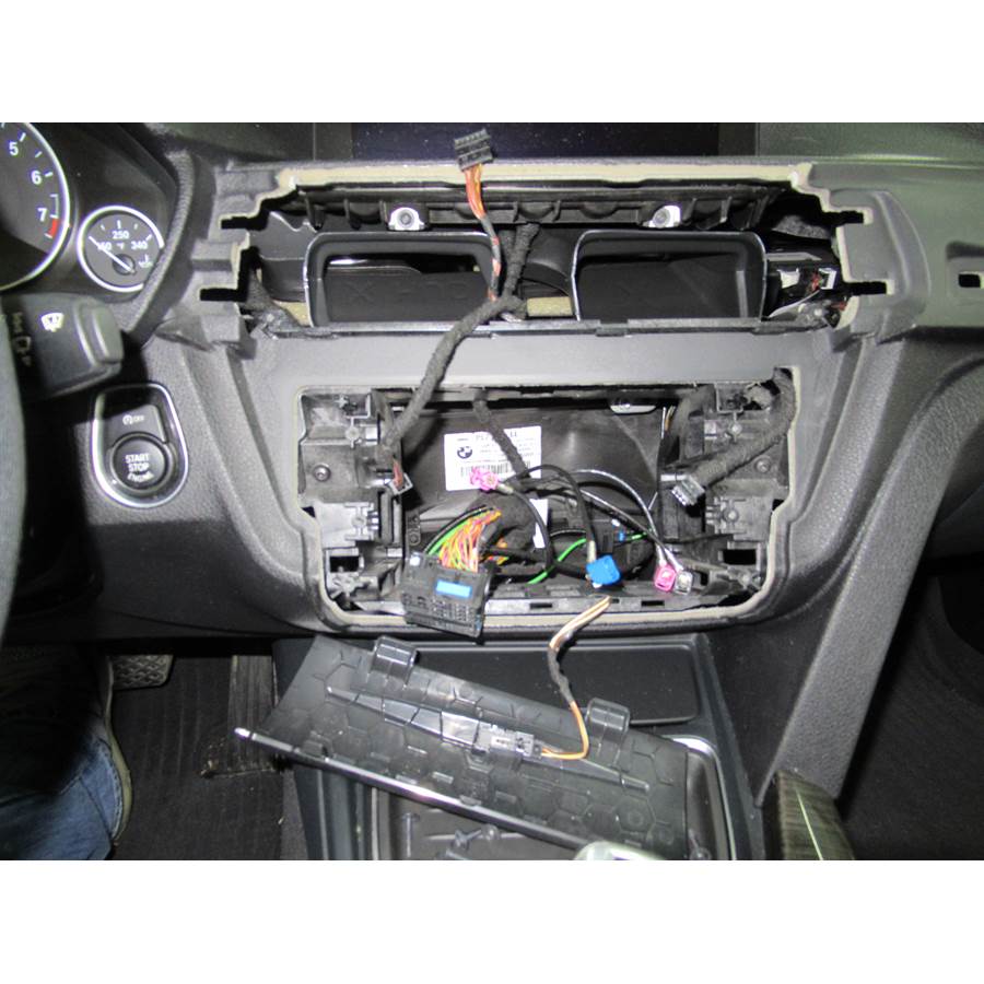 2013 BMW 3 Series Factory radio removed